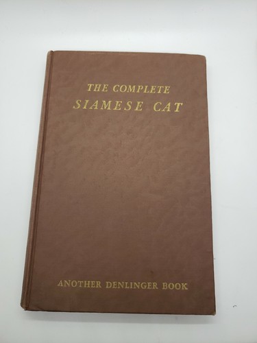 1952 complete siamese cat milo - siamese,