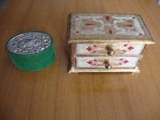 N°1 Mini cassettiera decorato