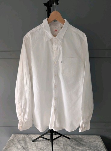 Camicia uomo levis xxl bianca - uomo,