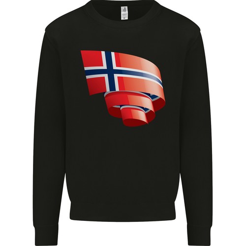 Arricciato norway bandiera - arricciato,