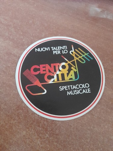 Adesivo vintage cento - vintage, citta