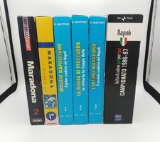 Maradona Scudetto Napoli - 7 VHS CALCIO Gazzetta dello Sport Video Rai