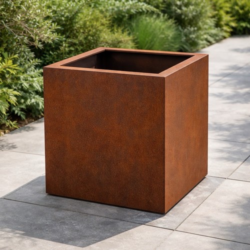 Fioriera corten 50x50x50 - in,