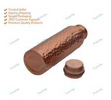 Martellato Rame Bottiglia Arredo Casa 900 ML Bottiglia Ayurveda Salute Vantaggi