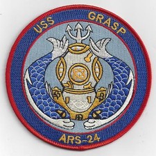  USS Grasp ARS 24 Patch - Cat