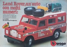 Pubblicità Italian Ritaglio 1983 BBURAGO Land Rover Aziza