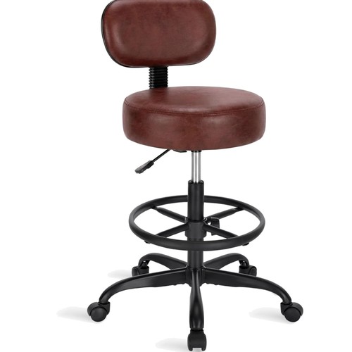 Drafting chair with - chair, back
