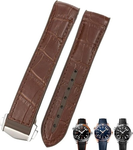 Cinturino omega marrone logo - cinturino,