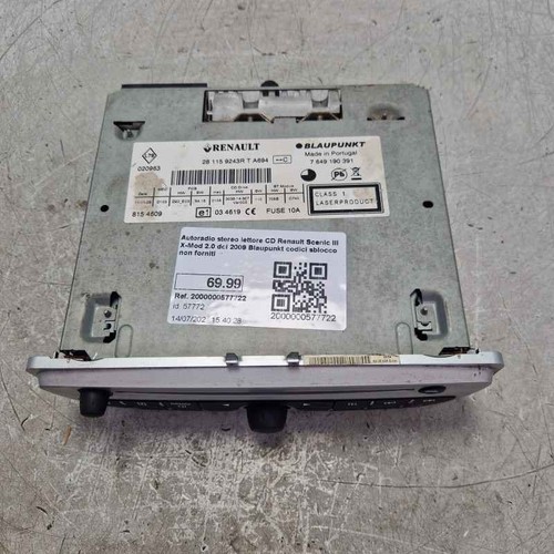 Autoradio per renault scenic - per,