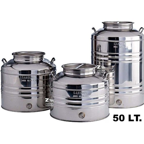 Fusto bidone sansone 50 - lt,