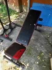 Kit palestra COMPLETO panca piana 2 rack 1 bilanciere 2 manubri + pesi ghisa