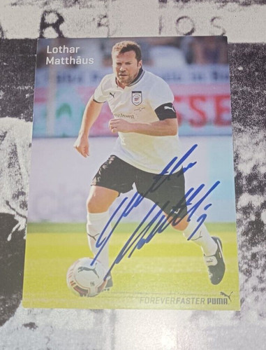 Autografo lothar matthaus - autografo,