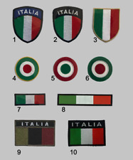 PATCH BANDIERA ITALIA RICAMATA