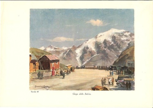 Stampa antica montagna - , passo