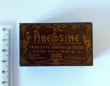 SCATOLINA LATTA TAVOLETTE TOSSE ABECOSINE LEONE MOLTENI FIRENZE  @ PRIMI 900 @