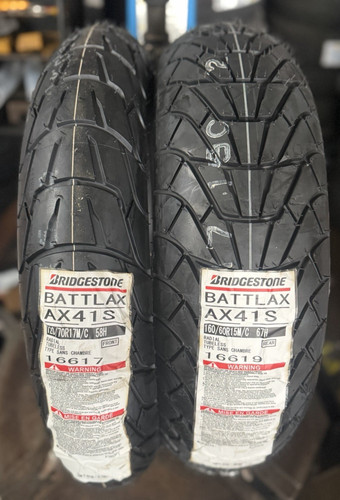 Coppia bridgestone 120 r17 - 120/70,