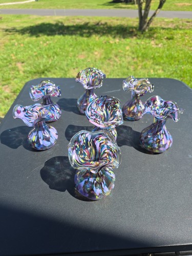 Vasi stile murano viola - vasi,