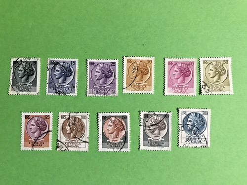 Lotto set francobolli - set, 11