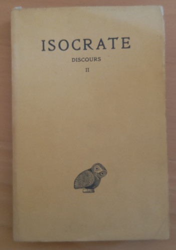 Discours tome isocrate - tome, ii,