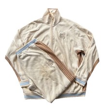 Tuta da ginnastica Ecko Unltd uomo 3XL hip hop vintage Y2K velluto set 2 pezzi anni 90 invecchiata