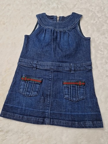 Vestito denim bambina gucci - vestito,