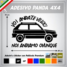 adesivo sticker fiat PANDA 4x4
