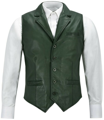 Uomo verde scuro - scuro, pelle
