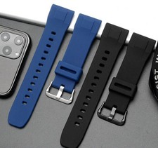 Cinturino orologio 24 mm per Casio PROTREK PRG-600YB-3/PRG-650/PRW-6600 gomma