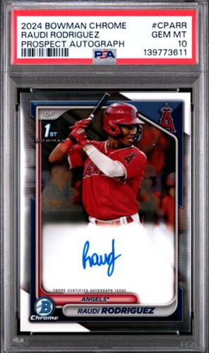 2024 bowman chrome - chrome, raudi