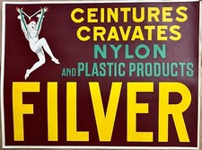 FILVER SPORT - PUBBLICITA' FRANCESE LITHO - Poster - Anni 20 - 