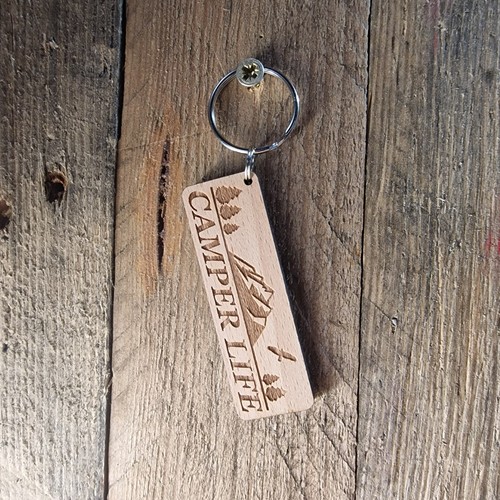 Camper life keyring campervan - life, keyring,