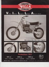 advertising Pubblicità- MOTO VILLA CR 250 1977-MOTOITALIANE  MOTOCROSS EPOCA