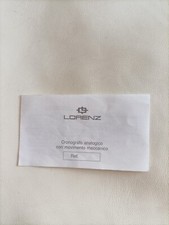 LORENZ Istruzioni Orologio