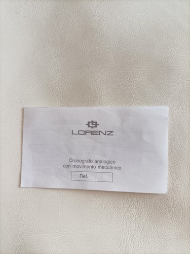 Lorenz istruzioni orologio - istruzioni,