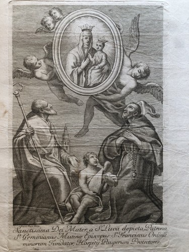 Incisione stampa antica