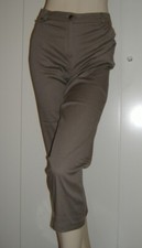 PANTALONI DONNA PINOCCHIETTI FANGO BEIGE ELASTICIZZATO TAGLIA 48 LEGGI MISURE