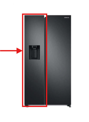 Porta congelatore gruppo frigo