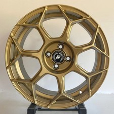 RACEWAY ORO 4 CERCHI IN LEGA ULTRALEGGERI 17 X FIAT 500 ABARTH ALFA MITO YPSILON