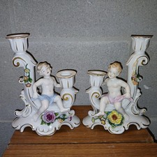 COPPIA CANDELABRI porta