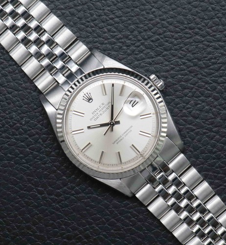 Rolex datejust 1601 silver - rolex,