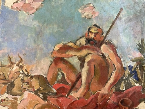 Bella pittura ritratto - pittura,