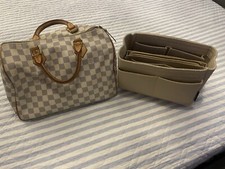 Louis-Vuitton speedy 30 damier azur usato con inserto spedizione USA