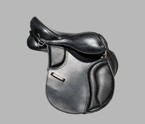 Sella pony premium comoda nera