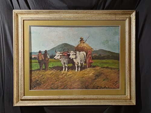 Quadro vintage dipinto - quadro, olio