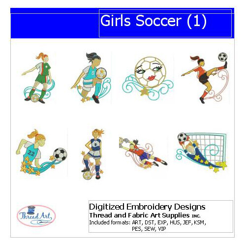 Set disegno ricamo calcio - set,