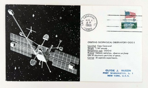 Usa 1968 satellite ogo - satellite, ogo-5