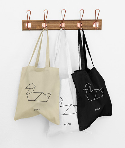 Borsa shopper tote bag duck - tote,