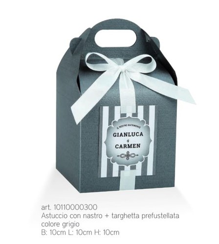 Scrigno grigio perlescente - scrigno,