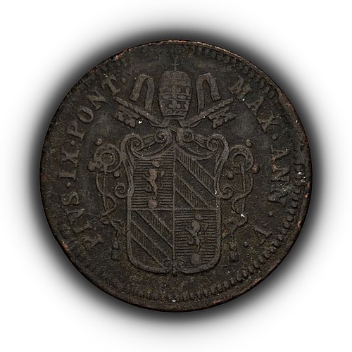 Italia 1851 baiocco - 1851,,
