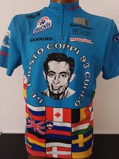 maglia ciclismo vintage team LA FAUSTO COPPI 93 ERGOVIS CORRATEC FERRERO TG XL